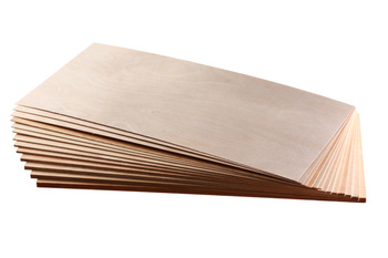 Sklejka modelarska lotnicza formatka 1,5mm (210mm x 420mm) brzozowa gat. IV - rabat -20% przy 10 sztukach