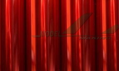 Folia ORACOVER transparentna-czerwona 60cm