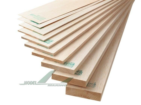 Deseczka balsowa I gat. 10,0mm x 100mm x 1000mm