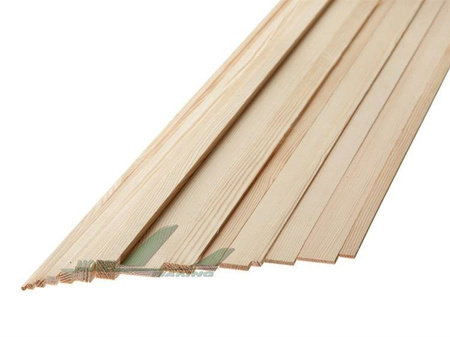 Listwa sosnowa 5mm x 8mm x 1000 mm