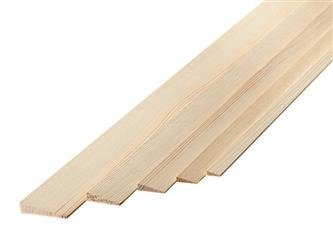 Listwa sosnowa skośna 4x1x15mm x 1000 mm