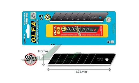 OLFA Ostrza segmentowe HBB-5B
