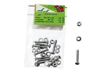 Komplet  wkrętów  M 3,0 x 18