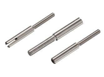 Końcówka NIKLOWANA M3 z otworem 3,2 mm 2 szt.
