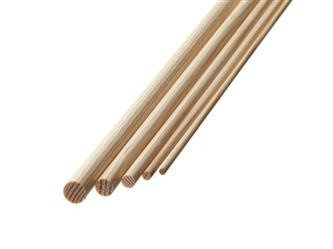 Listwa świerk okrągła fi 4,0mm - dł.1000 mm