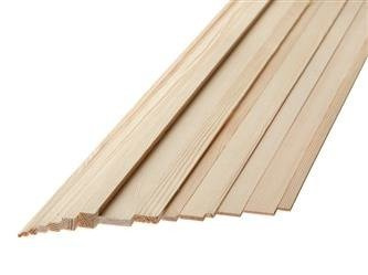 Listwa sosnowa 4mm x 10mm x 1000 mm