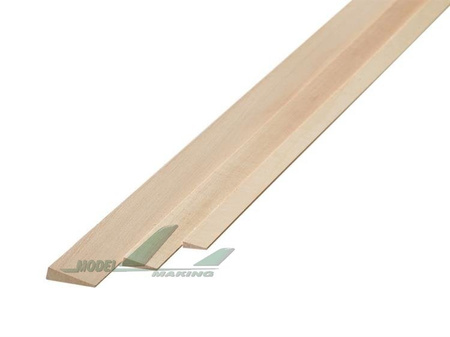 Listwa lipowa skośna 4mm x 15mm x 1000 mm